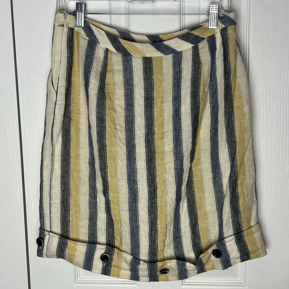 Anthropologie striped spring skirt - Picture 3 of 6